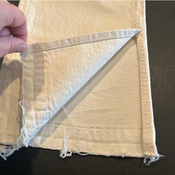 NWT RE/DONE 70s Ultra High Rise Stove Pipe Jeans – White, Size 32 (33” Inseam) - Picture 9 of 11